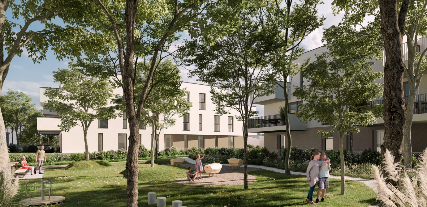 230821_RhombergBau_Leopoldsdorf_Aussen_Gemeinschaftsfreibereich 230821_RhombergBau_Leopoldsdorf_Aussen_Gemeinschaftsfreibereich